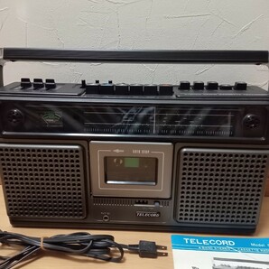 【ジャンク】4バンド ステレオラジオカセットレコーダー TELECORD Model CTR-810 昭和レトロ ラジカセ アンティーク マイナーブランド の画像1