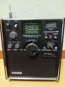 SONY スカイセンサー ICF-5800 ラジオ 5BAND 昭和レトロ BCL