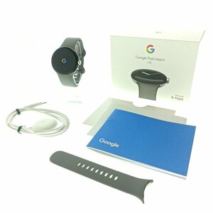 ★1円★ Google グーグル Pixel Watch LTE GA04311-TW GPS 本体 チャコール ピクセル スマートウォッチ ウェアラブル スポーツ 腕時計 中古