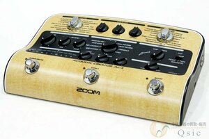 [良品] ZOOM AC-3 ACOUSTIC CREATOR 使用するギターに最適なサウンドを作成可能 [XJ330]