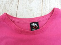 STUSSY/ステューシー：長袖Tシャツ ロンT STUSSY TRIBE WORLD WIDE サイズL メンズ/中古/USED_画像4