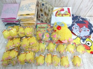 ポインコ グッズ色々大量72点セット マスコット/レジャーシート/バンダナ/パスケース/エコバッグ等 まとめて ドコモノベルティ 未使用