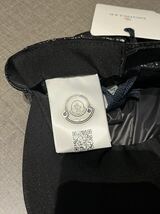 新品未使用品 参考6万円　 MONCLER　モンクレール ジャパンタグ付　ダウン キャップ ニット　ユニセックス　帽子 Mサイズ 黒_画像5