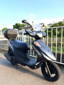 中古　アドレスV125G 規制前最終　K7　純正盗難防止アラーム、リアボックス付き