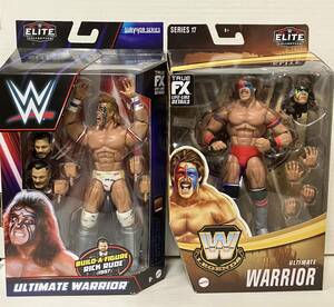 WWE Mattel Elite Dingo Ultimate Warrior アルティメット・ウォリアー マテル WWF プロレスフィギュア 2個セット