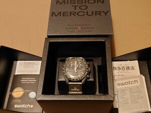 Swatch × OMEGA Moonswatch Speedmaster MISSION TO MERCURY SO33A100 スウォッチ × オメガ マーキュリー グレー 新品 国内正規品