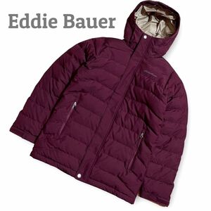 【美品】エディバウアー　Eddie Bauer ダウンジャケット　軽量　撥水加工　ダウン　ダウンメンズ　M L メンズダウン