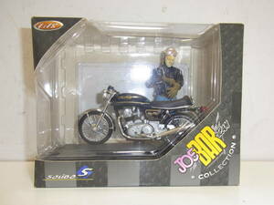 H◇美品 SOLiDO S/ソリド JOE BAR TEAM COLLECTION Norton ノートン Commando コマンド 1/18 ライダーフィギュア付き ワイルド7