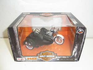 H◇未使用 Maisto HARLEY-DAVIDSON ハーレーダビッドソン H-D CUSTOM 1/18 1958 FLH DUO デュオ GLIDE グライド サイドカー