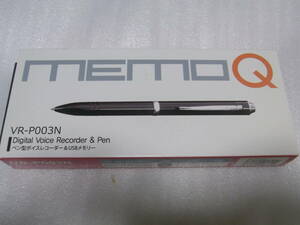 未使用品ペン型ボイスレコーダー　MEMOQ VR-P003N 4562261453200 ボイスレコーダー 1GB Medik メディック　ボールペン　ICレコーダー