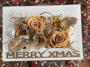 1 point thing! preserved flower Christmas rose antique ornament objet d'art Christmas decoration 