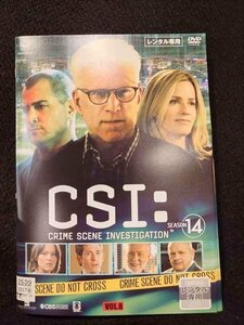 xs904 レンタルUP▲DVD CSI:科学捜査班 SEASON14 全8巻 ※ケース無