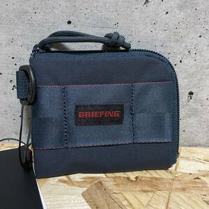 ネイビー【新品】 BRIEFING コインケース 小銭入れ ブリーフィング L字ファスナー 財布