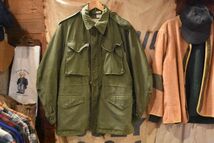 グッドアイテム◎50sMILITARYミリタリーU.S.ARMYアメリカ陸軍M-51フィールドジャケットSMALL-REGULARオリーブ軍物アルミジップ n2387_画像2