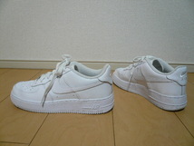 使用1回! 美品! NIKE AIR FORCE 1 ナイキ エアフォース1 AF1 DH2920-111 ホワイト×ホワイト 25.0cm_画像2