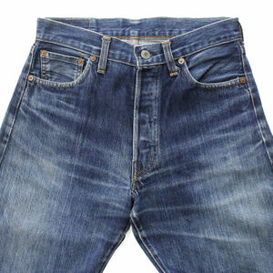 USA製 LEVI’S リーバイス 501XX 復刻 デニムパンツ バレンシア W30 鬼ヒゲ