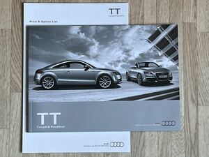 [ unused ] Audi TT coupe / Roadster thickness . main catalog & price option list 2010 year 8 month *