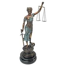 85cmのブロンズ像　正義の女神テミス　西洋彫刻置物インテリア置物法律事務所裁判所ジャスティスオブジェテーミス神像飾り装飾品調度品_画像2
