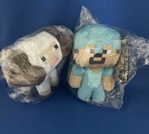 マインクラフト Minecraft ぬいぐるみ ダイヤスティーブ つのヒツジ マイクラ_画像1