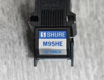 ◇p86 ジャンク品 SHURE シュアー MM型カートリッジ M95HE ヘッドシェル付き_画像6