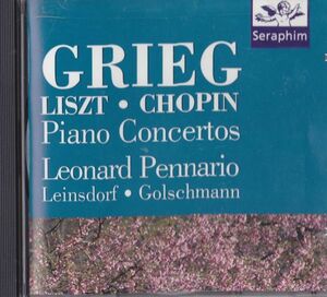 CD　★Grieg*, Liszt*, Chopin* - Leonard Pennario, Leinsdorf*, Golschmann* Piano Concertos　輸入盤　(CDE 7243 5 69024 2 8)