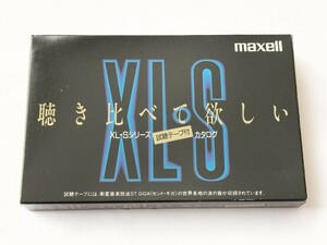 マクセル maxell 試聴テープ カセットテープ XL-Sシリーズ 非売品 カタログ 20分 ノベルティグッズ ハイポジション ハイポジ