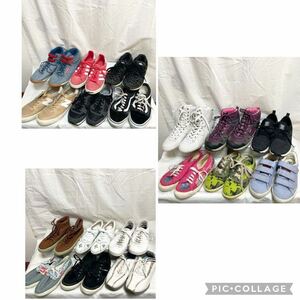 【古着卸】レディーススニーカー18足まとめ売り NIKE/adidas/ニューバランス/VANS/PUMA/リーボッ/CAMPUS など