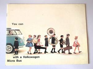 フォルクスワーゲン bus TYPE-VW 2 トランスポーター 1960年代 英語版 自動車カタログ アメリカアンティーク アメリカ雑貨 昭和レトロ 