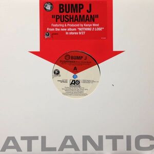 12inchレコード　BUMP J / PUSHAMAN feat. KANYE WEST