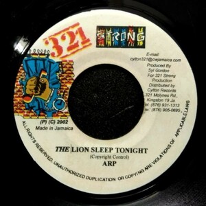 EPレコード　A.R.P. / THE LION SLEEPS TONIGHT