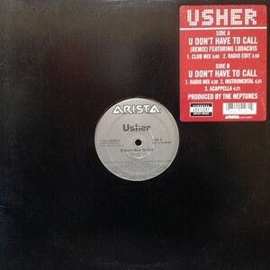 12inchレコード　 USHER / U DON'T HAVE TO CALL REMIX feat. LUDACRIS