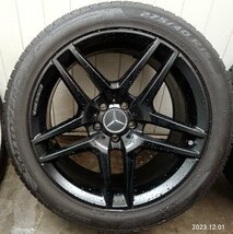 中古品 AMG メルセデスベンツ Sクラス W222 純正 19×9.5J＋38 19×8.5J＋38 112-5H PIRELLI SOTTO ZERO3 275/40R19 245/45R19 塗装済み_画像4