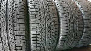 ★中古品★245/45R17 MICHELIN X-ICE3+ スタッドレスタイヤ　4本セット2018年製【他商品と同梱歓迎】