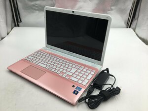 ♪▲【SONY ソニー】ノートPC/Core i3 2370M(第2世代)/HDD 640GB SVE15114FJP Blanccoにて消去済み 1201 N 22