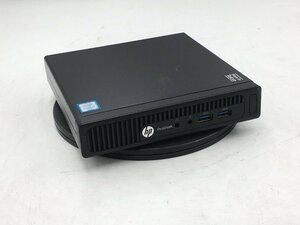 ♪▲【HP】デスクトップPC/Core i3 6100T(第6世代)/HDD 500GB HP ProDesk 400 G2 MINI Blanccoにて消去済み 1127 D 22