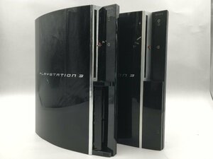 ♪▲【SONY ソニー】PS3 PlayStation3 60GB/80GB 2点セット CECHA00 CECHL00 まとめ売り品 1211 2