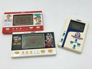 ♪▲【ポピー】ゲームウォッチ Dr.スランプ アラレちゃん 他 計3点セット AR-01 AR-03 DO-01 まとめ売り 1211 7