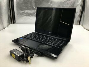 ♪▲【Acer】ノートPC/Core i3 4030U(第4世代)/HDD 500GB Aspire E5-471P Blanccoにて消去済み 1211 N 22