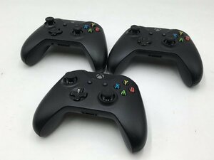 ♪▲【Microsoft マイクロソフト】Xbox One ワイヤレスコントローラー 3点セット 1537 まとめ売り 1211 6
