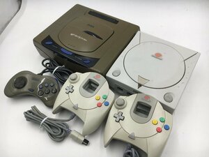 ♪▲【SEGA セガ】セガサターン/ドリームキャスト本体/コントローラー 5点セット HST-3210 他 まとめ売り 1214 2