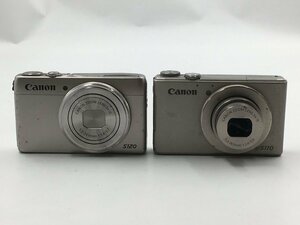 ♪▲【Canon キャノン】コンパクトデジタルカメラ 部品取り 2点セット Power Shot S110 S120 まとめ売り 1218 8