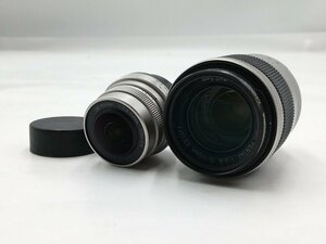 ♪▲【PENTAX ペンタックス】FISH-EYE/TELEPHOTO ZOOM ミラーレス一眼カメラ レンズ Qマウント 2点セット まとめ売り品 1219 8