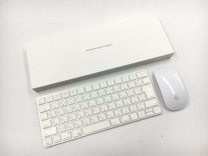♪▲【Apple アップル】純正 Magic Keyboard Magic Mouse 2 日本語ワイヤレスキーボード/マウスセット A1644 A1657 1219 17