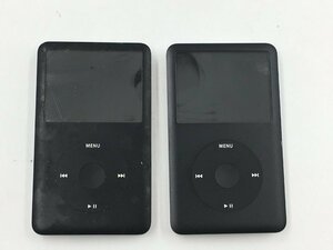 ♪▲【Apple アップル】iPod Classic MB147J 80GB 2点セット まとめ売り 1222 9