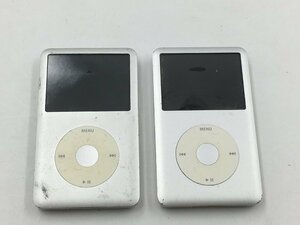 ♪▲【Apple アップル】iPod Classic MB029J 80GB 2点セット まとめ売り 1222 9
