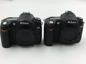 ♪▲【Nikon ニコン】デジタル一眼レフカメラボディ 2点セット D90 まとめ売り 1229 8