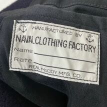 美品 REAL McCOY NAVAL CLOTHING US NAVY P coat 36 ウール 肉厚 リアル マッコイズ 10ボタン 30 20 年代 モデル ネイビー ピーコート_画像8