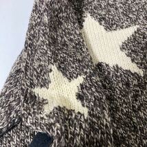 美品 名作 SUNSEA ウール 星 スター ニット セーター 1 サンシー star knit 厚手_画像8