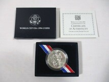 【524】『 WORLD CUP USA 1994 COINS　銀貨 』_画像1