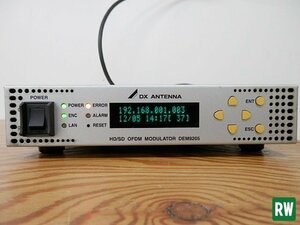 HD/SDエンコーダー内蔵 OFDM変調器 DXアンテナ DEM9205 100V ジャンク扱い ※取扱説明書あり [6-218049-4]